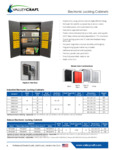 Valley Craft Electronic Locking Cabinets