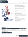 Valley Craft HVAC Hand Truck and Strap Spec Sheet Valley Craft HVAC Hand Truck and Strap Spec Sheet