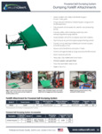 Valley Craft Hydraulic Dump Fork Attachment Spec Sheet Valley Craft Hydraulic Dump Fork Attachment Spec Sheet