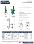 Valley Craft Rotolift Counterweight Drum Handler Spec Sheet
