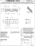 Vestil Cylinder Bracket Specsheet