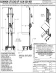 Vestil ALLW-2420-4SFL Spec Sheet