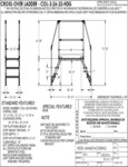 Vestil COL-3-26-33-HDG Spec Sheet