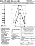 Vestil COL-6-56-14-HDG Spec Sheet