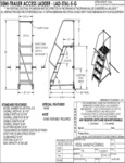 Vestil LAD-STAL-5-G Spec Sheet Vestil LAD-STAL-5-G Spec Sheet