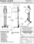 Vestil LLPH-500-FW Spec Sheet