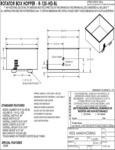 Vestil R-125-HD-BL Spec Sheet