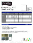 Grosfillex 32" x 32" Exterior Vanguard