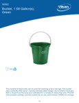 Vikan 56882 Spec Sheet Vikan 56882 Spec Sheet