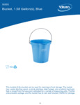 Vikan 56883 Spec Sheet Vikan 56883 Spec Sheet