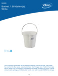 Vikan 56885 Spec Sheet Vikan 56885 Spec Sheet