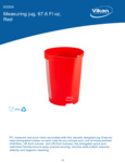 Vikan 60004 Spec Sheet Vikan 60004 Spec Sheet