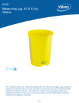 Vikan 60006 Spec Sheet Vikan 60006 Spec Sheet