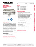 VMG Series Gas Griddle Spec Sheet VMG Series Gas Griddle Spec Sheet