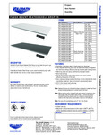 Vollrath Flush Mount Heated Shelf Warmer Specsheet