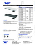 Vollrath Recessed Heated Shelf Warmer Specsheet