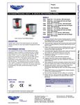 Spec Sheet Spec Sheet