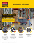 Rubbermaid Brute Rotomolded Tilt Trucks Specsheet