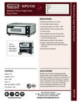 Waring WPO100 Single Pizza Oven