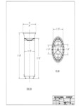 Wausau Tile MF4005 Round Flat Steel Cigarette Receptacle Spec Sheet
