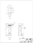 Wausau Tile Colonial TF2036 Square Concrete Cigarette Receptacle Spec Sheet Wausau Tile Colonial TF2036 Square Concrete Cigarette Receptacle Spec Sheet