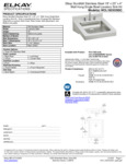 Elkay WCL1923OSDC Spec Sheet