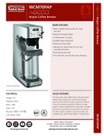 BREWER AIRPOT COFFEE, HOT WATER FAUCET