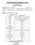 Weifang - Dextrose Monohydrate Specification Sheet