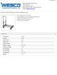 Wesco 934272250 Truck Specsheet