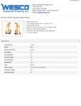 Wesco 934272951 Furniture Mover Specsheet Wesco 934272951 Furniture Mover Specsheet
