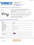 Wesco 934350028 Truck Specsheet