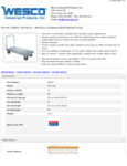 Wesco 934350037 Truck Specsheet