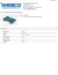Wesco 934480020 Dolly Specsheet