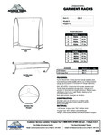 Advance Tabco WGR & FGR Specsheet Advance Tabco WGR & FGR Specsheet