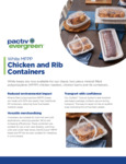 White Chicken and Rib Containers Spec Sheet