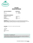 Whole Milk Powder Blend Nutrition