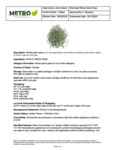 Whole Green Peas Specsheet