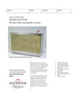 Lakeside Stainless Steel Portable Bar with Ice Bin and Faceplate Finishing Panel Spec Sheet