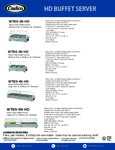 Heavy Duty Heavy Duty Electric Chafers / Buffet Servers Electric Chafers / Buffet Servers with Rolltop Lids