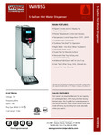 DISPENSER HOT WATER, 5 GALLON, 120V, 5-15 PLUG
