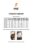 X-Pose Combo Rope - Full Details Sheet