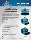 XPOWER X-400A Specsheet