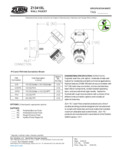 FAUCET WALL 1/2" FPT LEAD FREE EXPOSED spec sheet