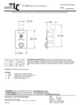 HYDRANT WALL NARROW MODERATE CLIMATE EXPSD spec sheet