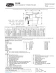 Zurn Z415B Spec Sheet