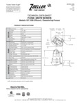 Zoeller Model 137 Sump Pump Specsheet Zoeller Model 137 Sump Pump Specsheet