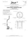 Zoeller Crawl Space Pump Specsheet