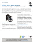 Zebra Mobile Printers Specsheet