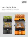 Zumex Versatile Pro Spec Sheet