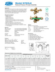 Zurn Model 975XL2 Specsheet Zurn Model 975XL2 Specsheet